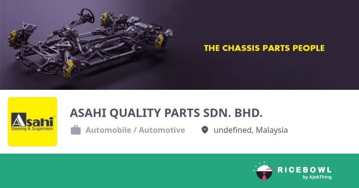 Working at ASAHI QUALITY PARTS SDN. BHD. - Company Profile ...