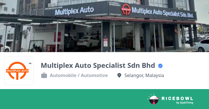 Working at Multiplex Auto Specialist Sdn Bhd - Company Profile ...
