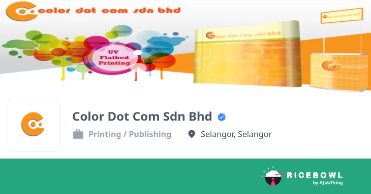 Working at Color Dot Com Sdn Bhd - Company Profile & Information ...