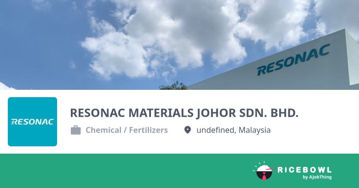 Working at RESONAC MATERIALS JOHOR SDN. BHD. - Company Profile ...
