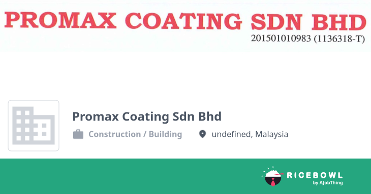 Working at Promax Coating Sdn Bhd - Company Profile & Information ...