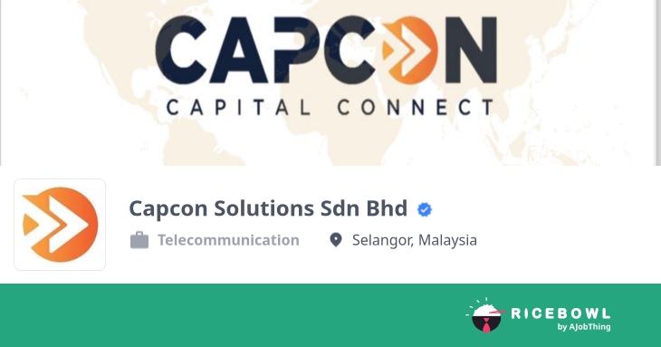 Working at Capcon Solutions Sdn Bhd - Company Profile & Information ...