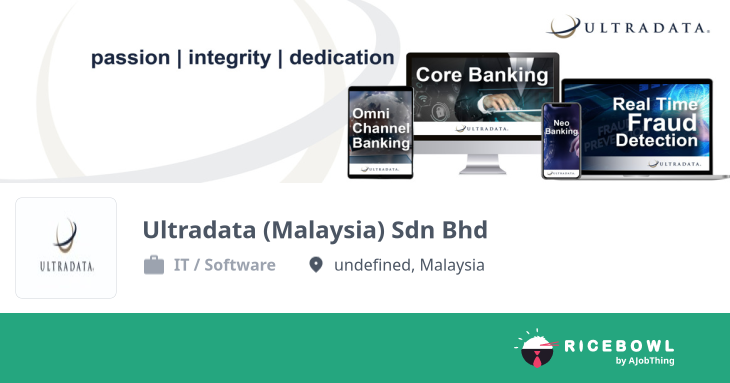 Working at Ultradata (Malaysia) Sdn Bhd - Company Profile & Information ...
