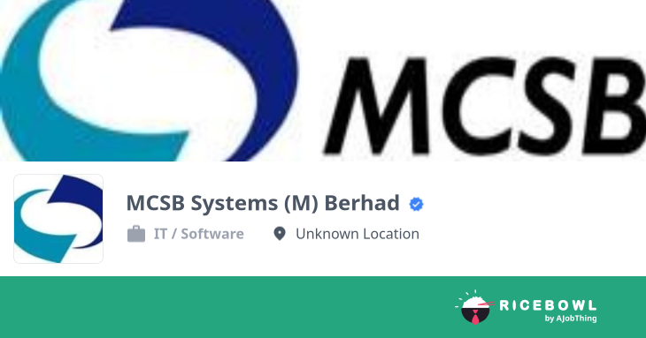 Working at MCSB Systems (M) Berhad - Company Profile & Information ...