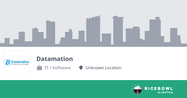 Working at Datamation - Company Profile & Information - Ricebowl.my