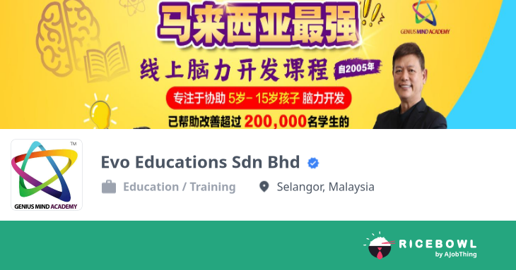 Working at Evo Educations Sdn Bhd - Company Profile & Information ...