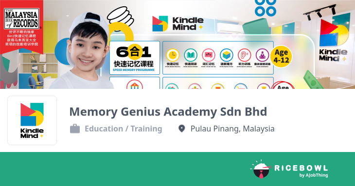 Working at Memory Genius Academy Sdn Bhd - Company Profile ...