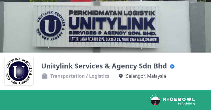 Working at Unitylink Services & Agency Sdn Bhd - Company Profile ...
