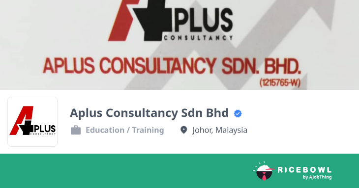Working at Aplus Consultancy Sdn Bhd - Company Profile & Information ...