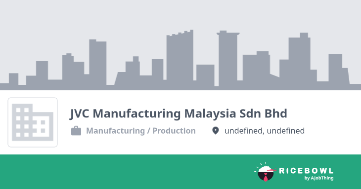 Working at JVC Manufacturing Malaysia Sdn Bhd - Company Profile ...