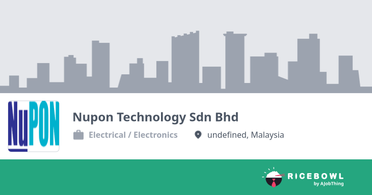 Working at Nupon Technology Sdn Bhd - Company Profile & Information ...