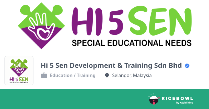 Working at Hi 5 Sen Development & Training Sdn Bhd - Company Profile ...