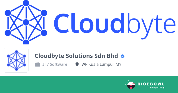 Working at Cloudbyte Solutions Sdn Bhd - Company Profile & Information ...