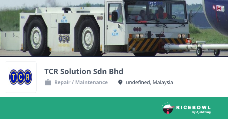 Working at TCR Solution Sdn Bhd - Company Profile & Information ...