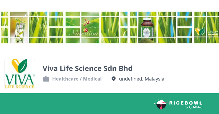 Working at Viva Life Science Sdn Bhd - Company Profile & Information ...