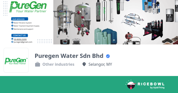 Working at Puregen Water Sdn Bhd - Company Profile & Information ...